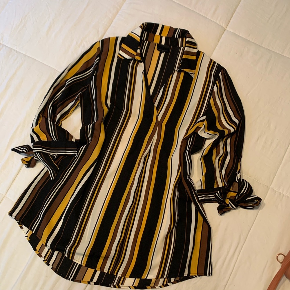 Sweet Claire Striped Blouse